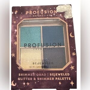 NIP Profusion Cosmetics Bejeweled Mini Shimmer Quad